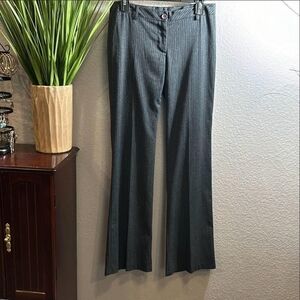 Gray Pinstripe Dress Pants